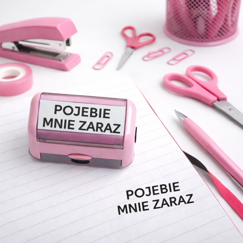 Pieczątka Pojebie Mnie Zaraz
