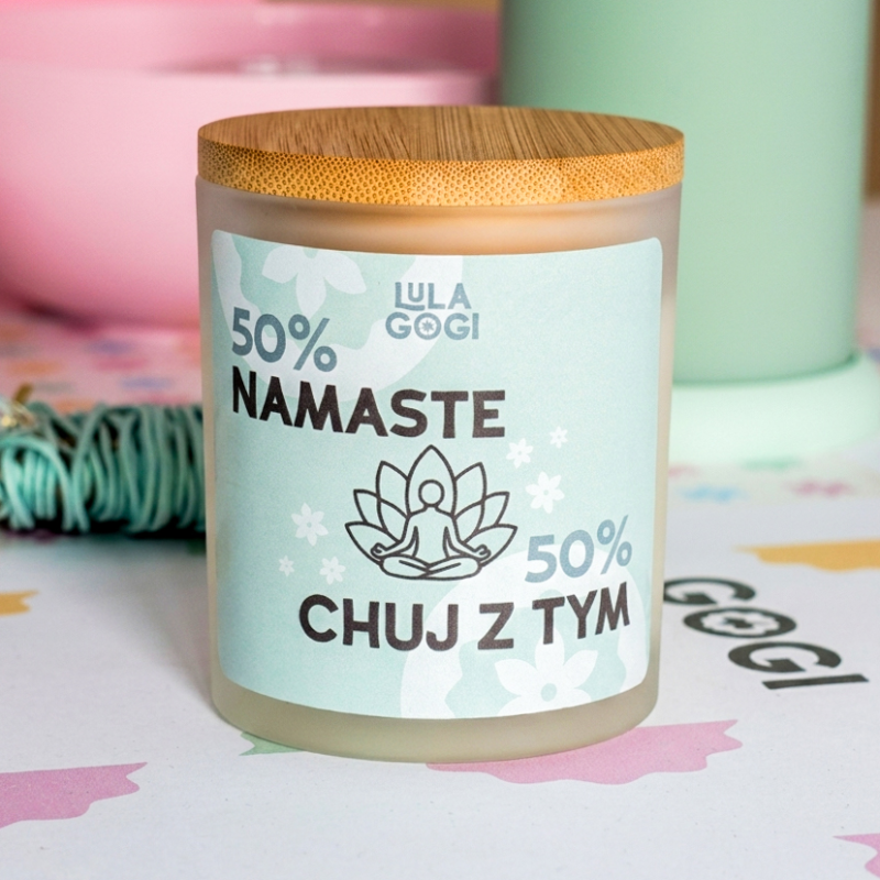 Świeca Namaste Chuj Z Tym